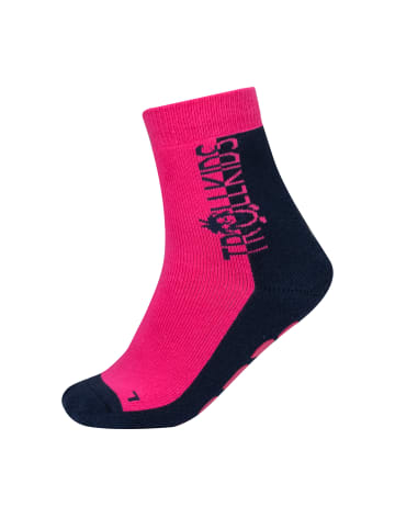 Trollkids ABS Socken in navy/pink