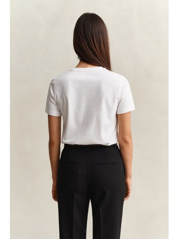 Gant T-Shirt in ecru