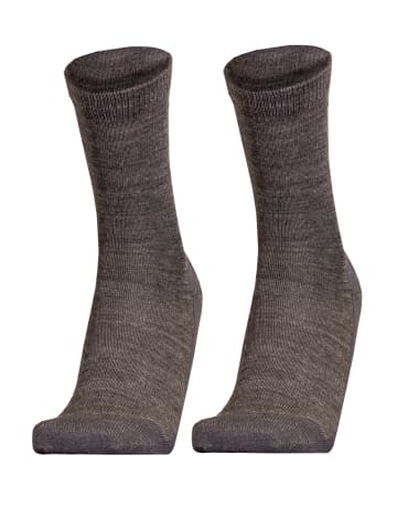 UphillSport Wander-Socke 'TEIJO' 2er Pack in Grey