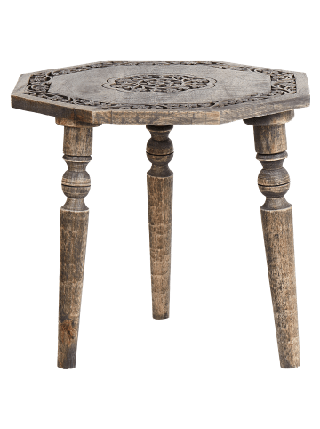 Beliani Beistelltisch WANDILO in Braun - (W) 48 x (H) 45 x (L) 48 cm