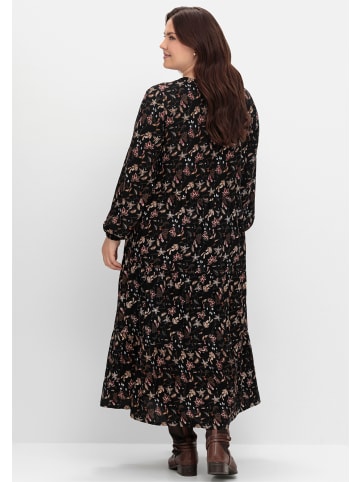 sheego Druckkleid in schwarz bedruckt