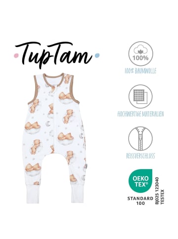 TupTam Babyschlafsack mit Beinen Unwattiert in braun