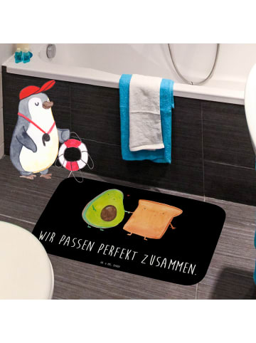 Mr. & Mrs. Panda Badematte Avocado Toast mit Spruch in Schwarz