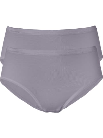Erwin Müller Feinripp Slip 2er-Pack in grau