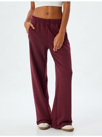 KOTON Sweathose in Bordo