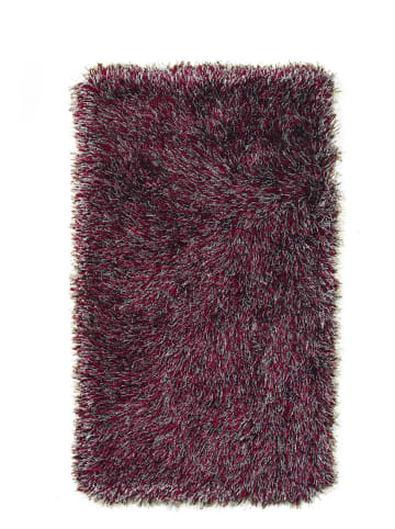 Peyer-Syntex 1 Brücke Sofia Polyshaggy grau-rot  Gr. 70/140 cm in grau rot