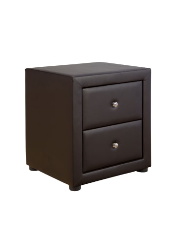 Homestyle4u Nachtschrank 47x53x41 in Braun