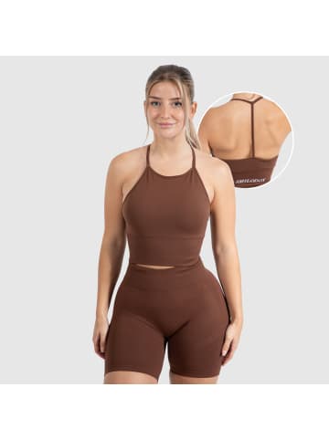 SMILODOX Top Maria Solid in Braun