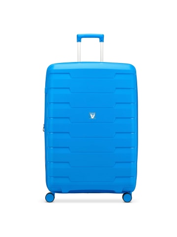 Roncato Skyline 2.0 - 4-Rollen-Trolley L 79 cm erw. (radiant red) in sky blue