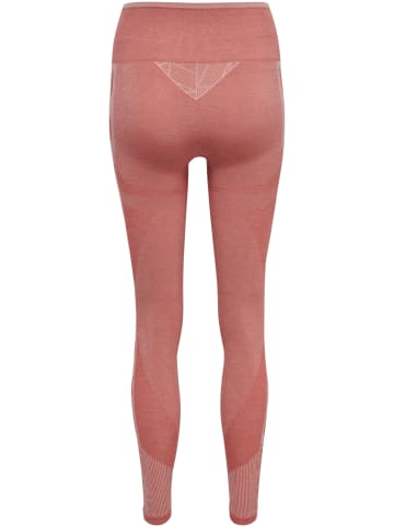 Hummel Hummel Leggings Hmlmt Yoga Damen Atmungsaktiv Schnelltrocknend Nahtlosen in WITHERED ROSE/ROSE TAN MELANGE