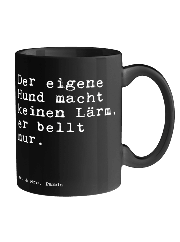 Mr. & Mrs. Panda Tasse Der eigene Hund macht... mit Spruch in Schwarz