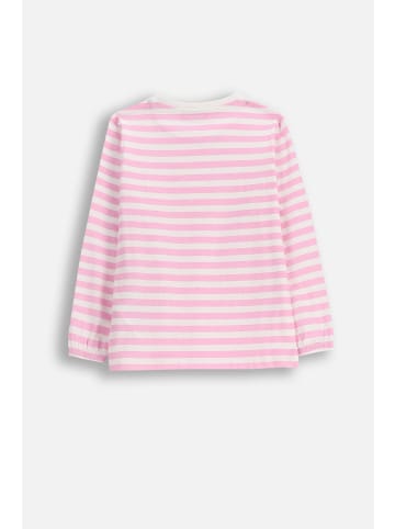 MOKIDA Oversize-langarmshirt in gedämpftes Rosa