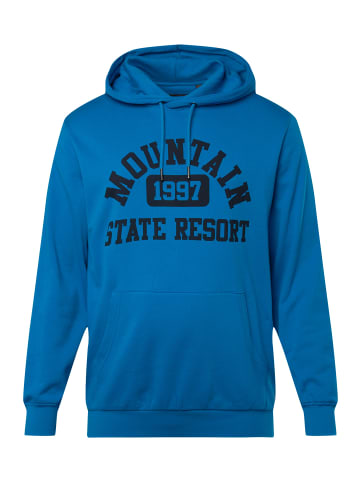 Men Plus Sweatshirt in azurblau