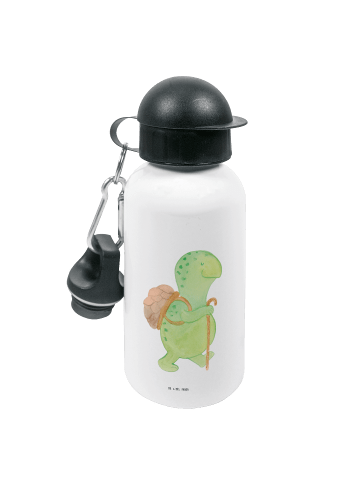 Mr. & Mrs. Panda Kindertrinkflasche Schildkröte Wanderer ohne Sp... in Weiß