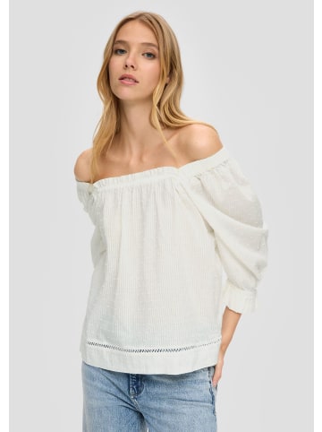 QS Bluse in 0200_creme