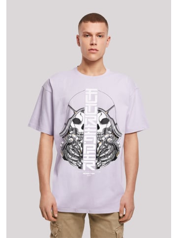 F4NT4STIC T-Shirt Cyber Bone Futureaper CYBERPUNK STYLES in lilac