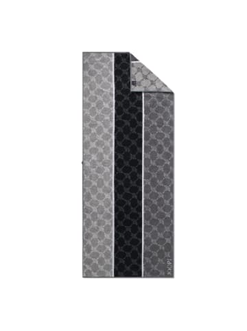 JOOP! Saunatuch 1er Pack in Schwarz/Grau