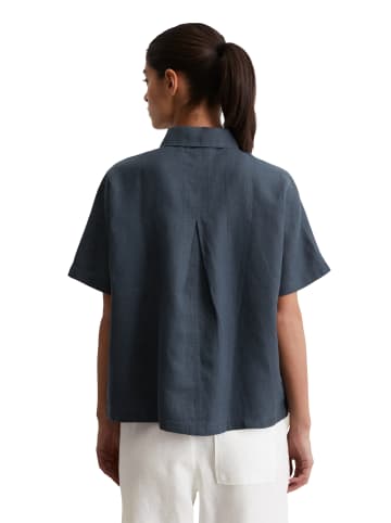 Marc O'Polo Leinenbluse relaxed in muted blue