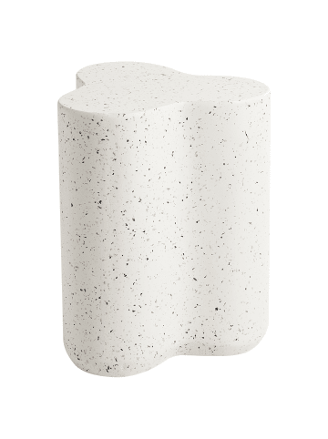 Beliani Beistelltisch TELLARO in Weiß - (W) 37 x (H) 46 x (L) 32 cm