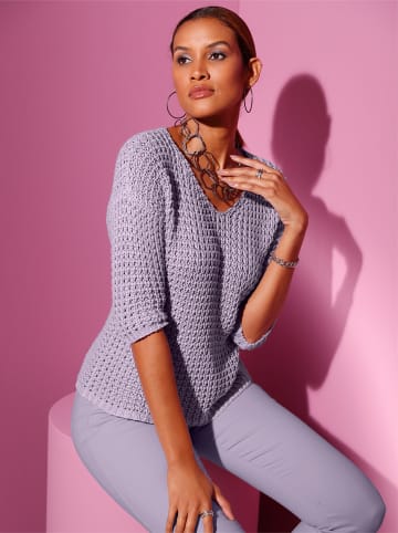 creation L 3/4 Arm-Pullover in flieder