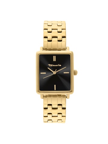 Tamaris Armbanduhr in gold-schwarz