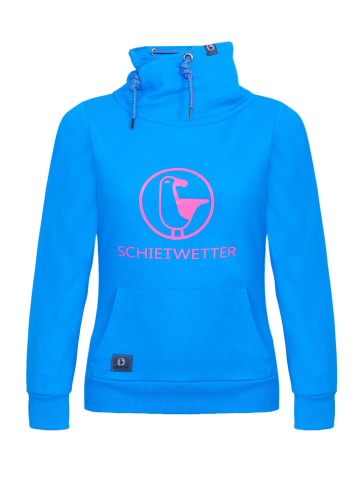 SCHIETWETTER Schalkragenpullover "Ronja Rambazamba" in azuro-pink