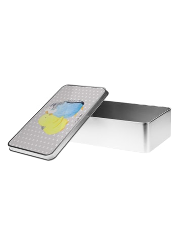 Mr. & Mrs. Panda Geschenkbox Wellensittich Liebe ohne Spruch in Grau Pastell