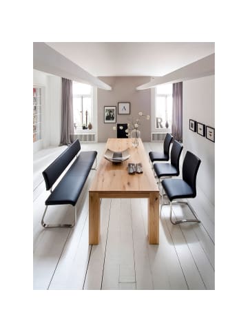 home24 Sitzbank Marco in Schwarz