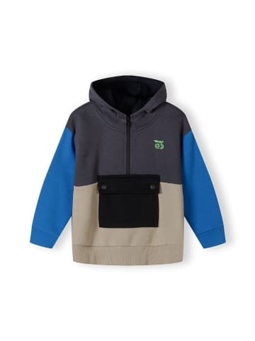 Minoti Hoodie 19fleece65 in dunkelgrau