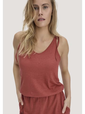 Hessnatur Jersey Jumpsuit Relaxed in terrakotta