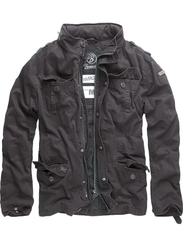 Brandit Jacke "Britannia Jacket" in Schwarz