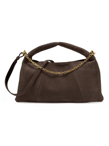 Les Visionnaires Sadie Cozy Chain Handtasche Leder 37 cm in dark brown