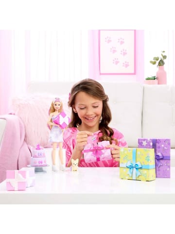 Barbie Party Unboxed Puppe und Accessoires Haustier-Geburtstagsserie