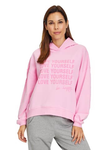 Betty Barclay Sweatpullover mit Kapuze in Pink/Pink