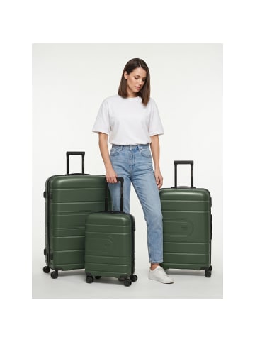 Redolz Essentials 11 4 Rollen Kofferset 3-teilig mit Dehnfalte olive