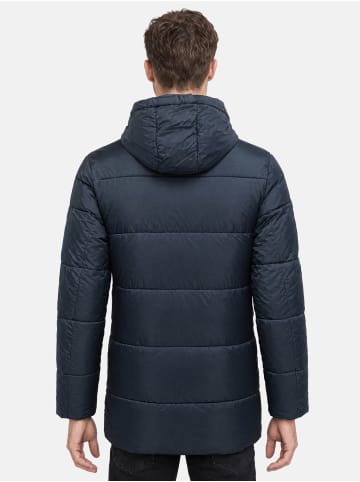 Tazzio Winterjacke "A811" - Lange Steppjacke, mit Kapuze - in Navy
