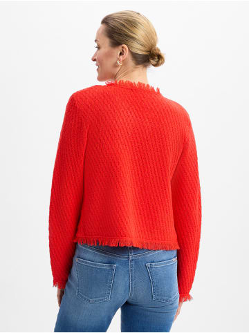 Marie Lund Strickjacke in rot - 0002