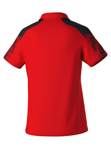 erima Poloshirt in rot/schwarz