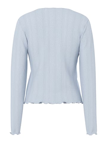 Pieces Strickjacke in Cashmere Blue