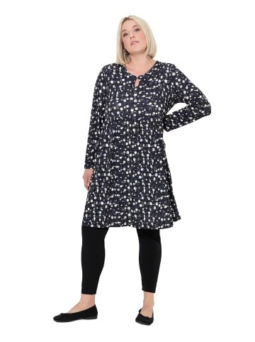 Ulla Popken Midikleid in schwarz