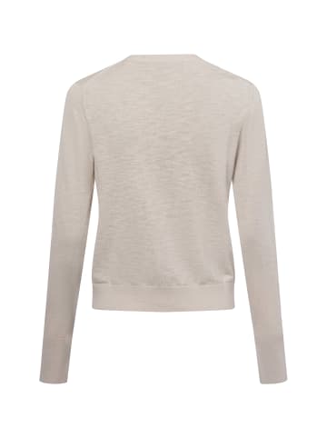 Marc O'Polo Strickjacke mit Leinen-Anteil in beige - 0001