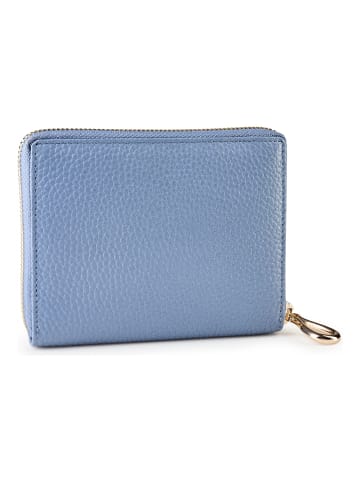 Esquire Alexandria Geldbörse RFID Schutz Leder 13 cm hellblau