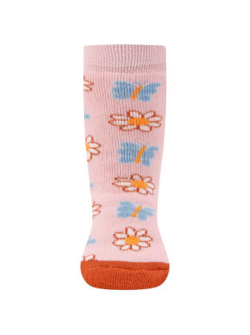 ewers 2er-Set Stoppersocken ABS 2er Pack Schmetterlinge in rose