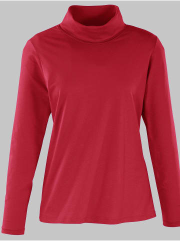 WITT WEIDEN Rollkragen-Shirt in weinrot