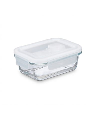 relaxdays 6x Glasbehälter mit Deckel in Transparent - 370 ml