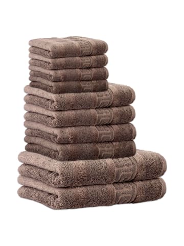 Cawö Handtuch 10er Pack in Walnuss