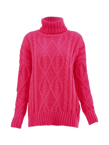 myMo Damen Rollkragenpullover in PINK