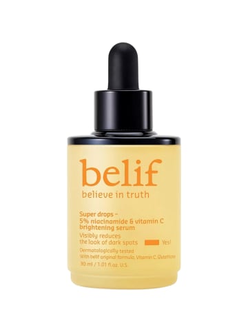 BELIF Gesichtsserum Super Drops 5% Niacinamide & Vitamin C, 30 ml