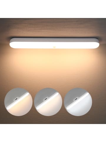 ZMH Unterbauleuchte LED in weiß Dimmbar mit Bewegungssensor 2W schwenkbar