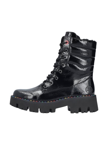 rieker Largo-Lederschnürstiefel Schwarz